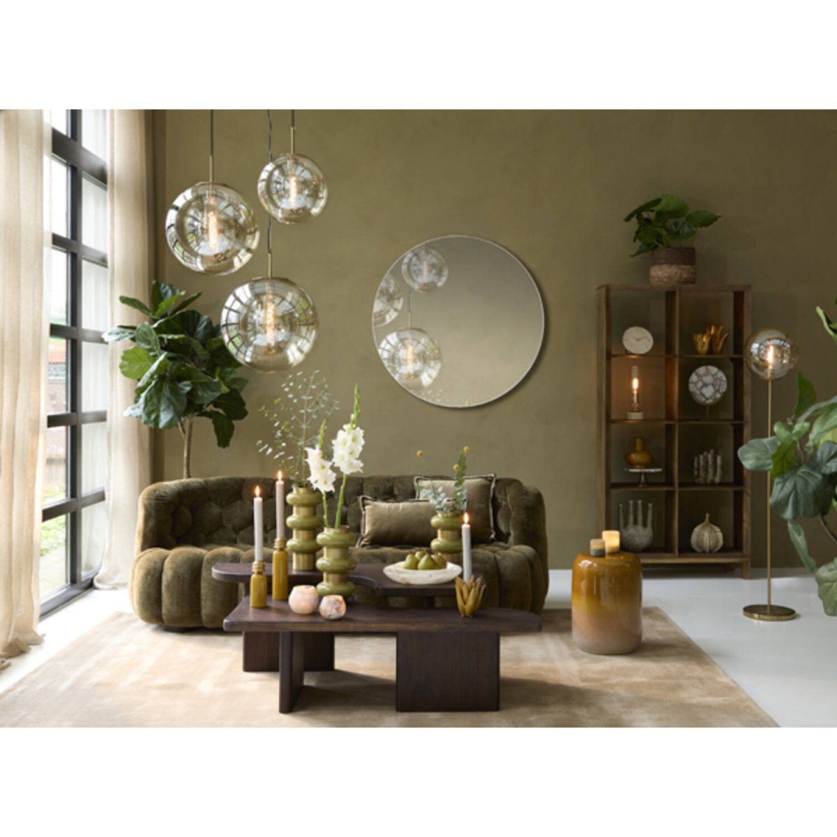 Medina Ø48 Transparant hanglamp Van Light & Living - 