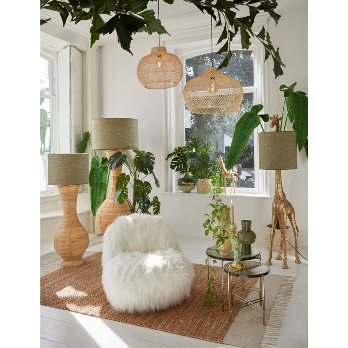 Charita Ø60 Natuur hanglamp Van Light & Living - 