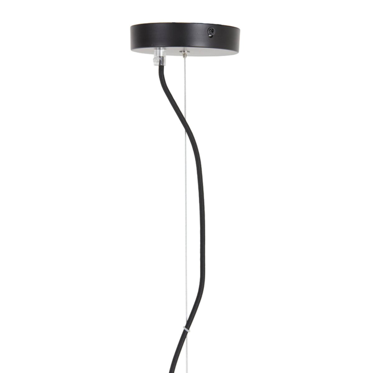 Misty Ø45 Bruin hanglamp Van Light & Living - De unieke vorm en het getinte glas zorgen voor een zacht en aangenaam licht, perfect voor een modern interieur.