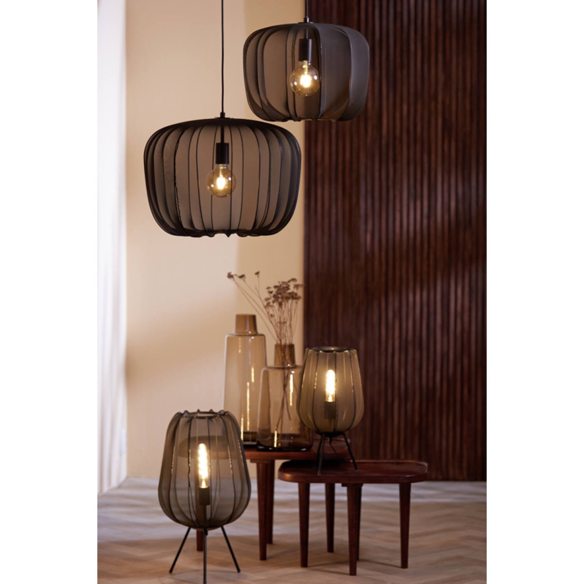 Plumeria Ø50 Zwart hanglamp Van Light & Living - 
