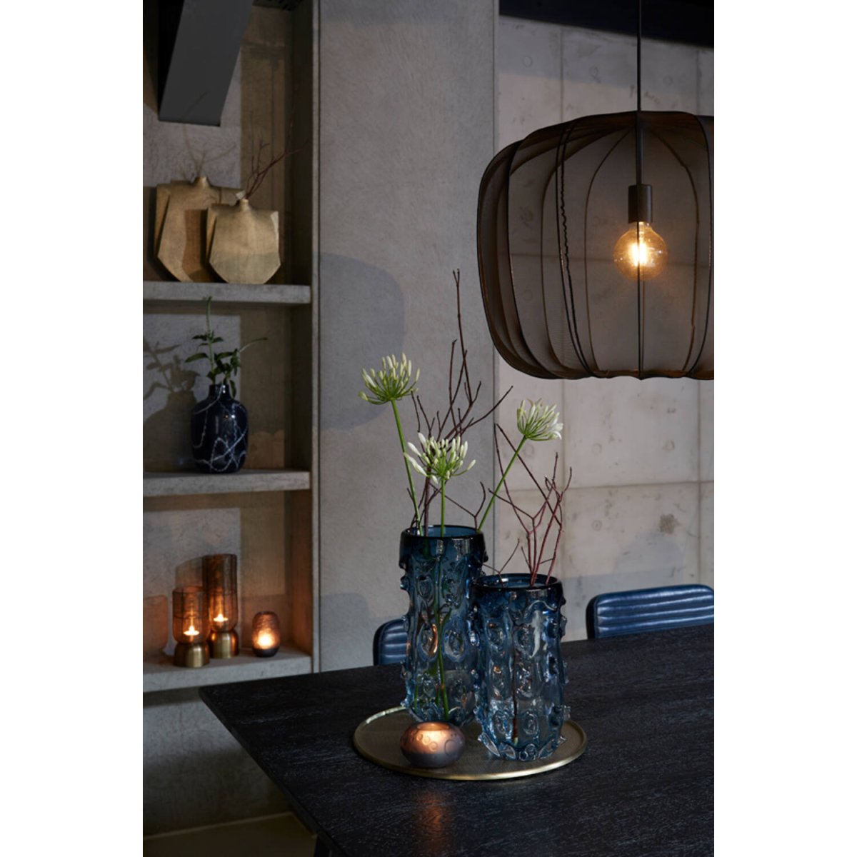 Plumeria Ø50 Zwart hanglamp Van Light & Living - 
