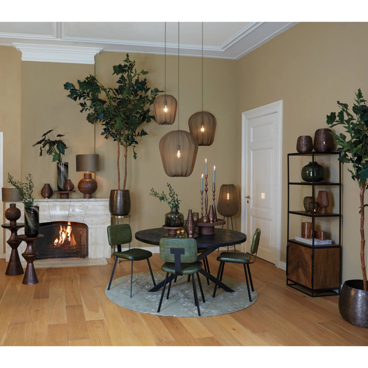 Plumeria Ø42 Donkergroen hanglamp Van Light & Living - 