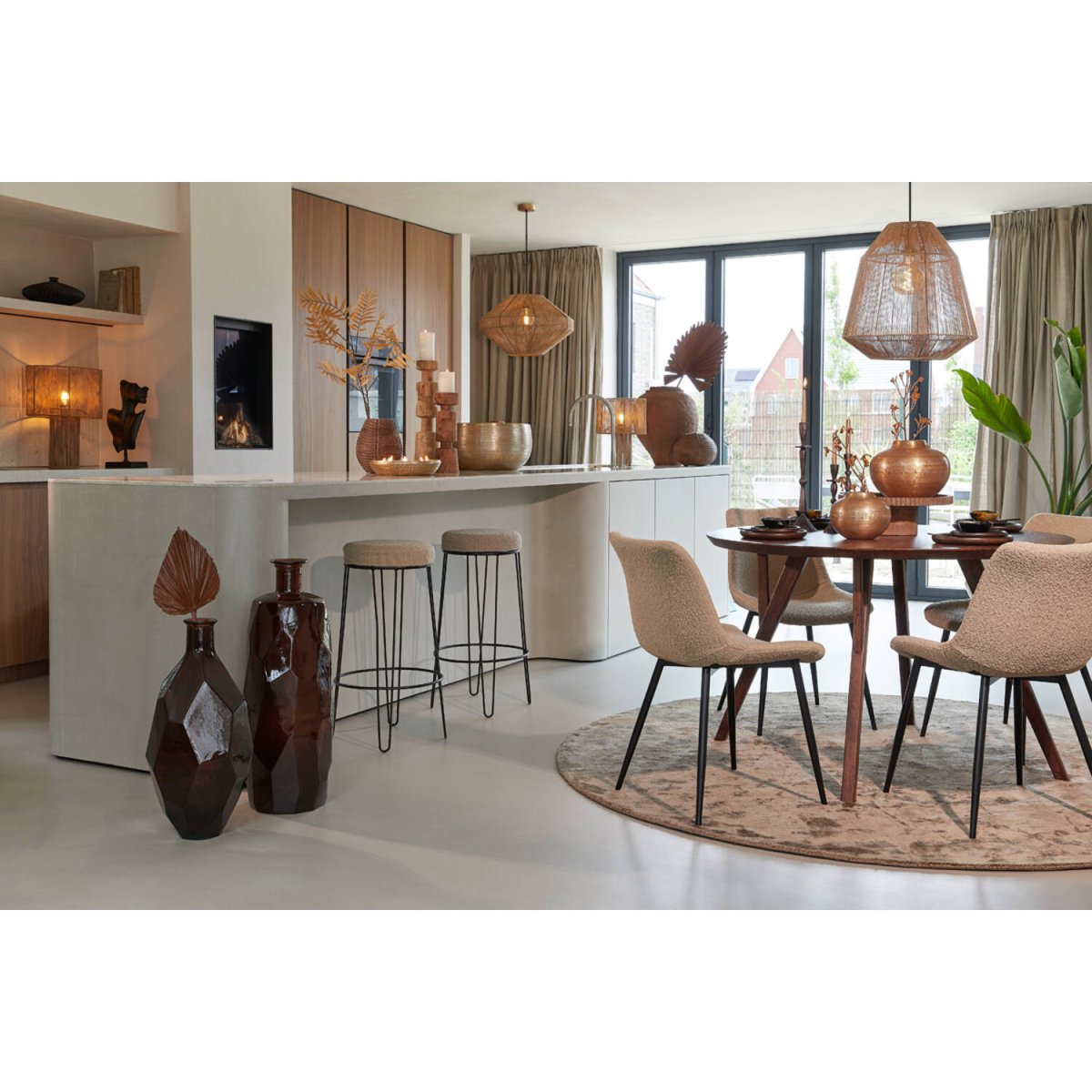 Malva Ø60 Natuur hanglamp Van Light & Living - 