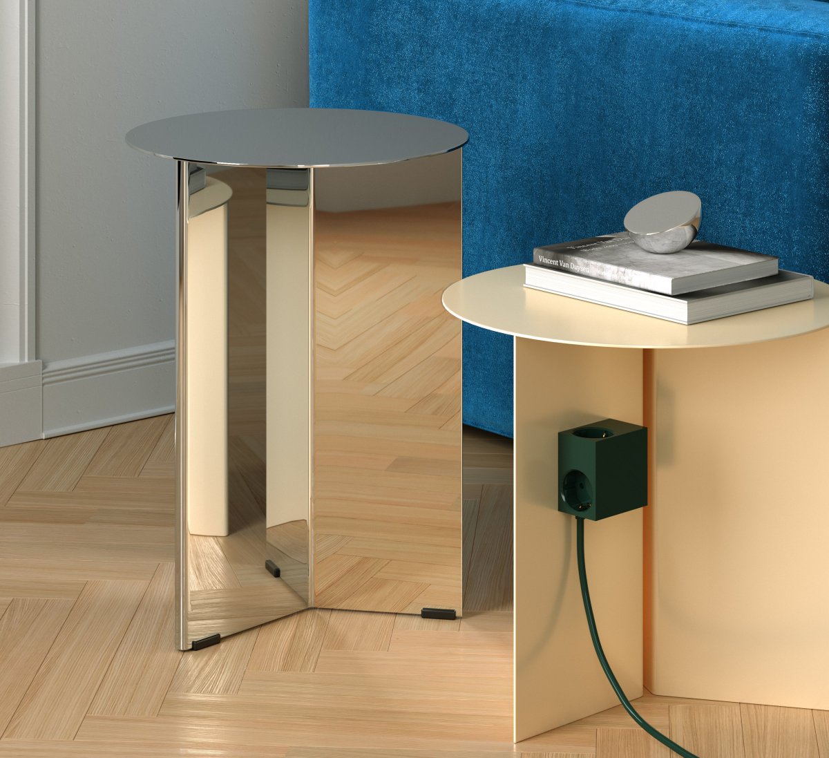 Cuboid Donkergroen Van Kord - Meerdere montagemogelijkheden - Bevestig direct op metalen oppervlakken met de magnetische zijkanten, gebruik de meegeleverde wrijvingsvlakhouder voor een stabiele plaatsing op tafel of bevestig hem aan de muur met 3M-tape voor een discreet en gemakkelijk bereikbaar stopcontact.
