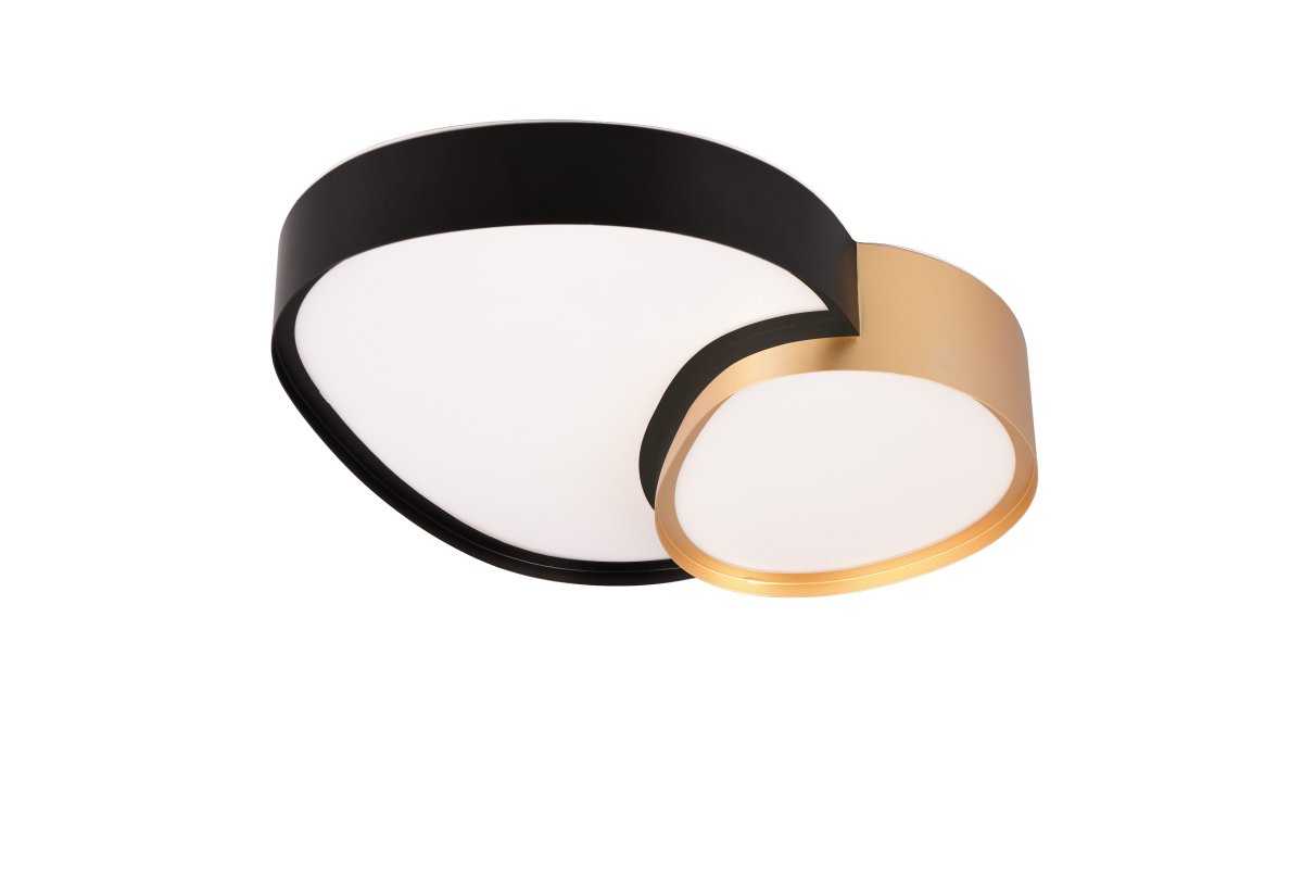Rise 43cm Goud plafondlamp Van Trio Lighting - 