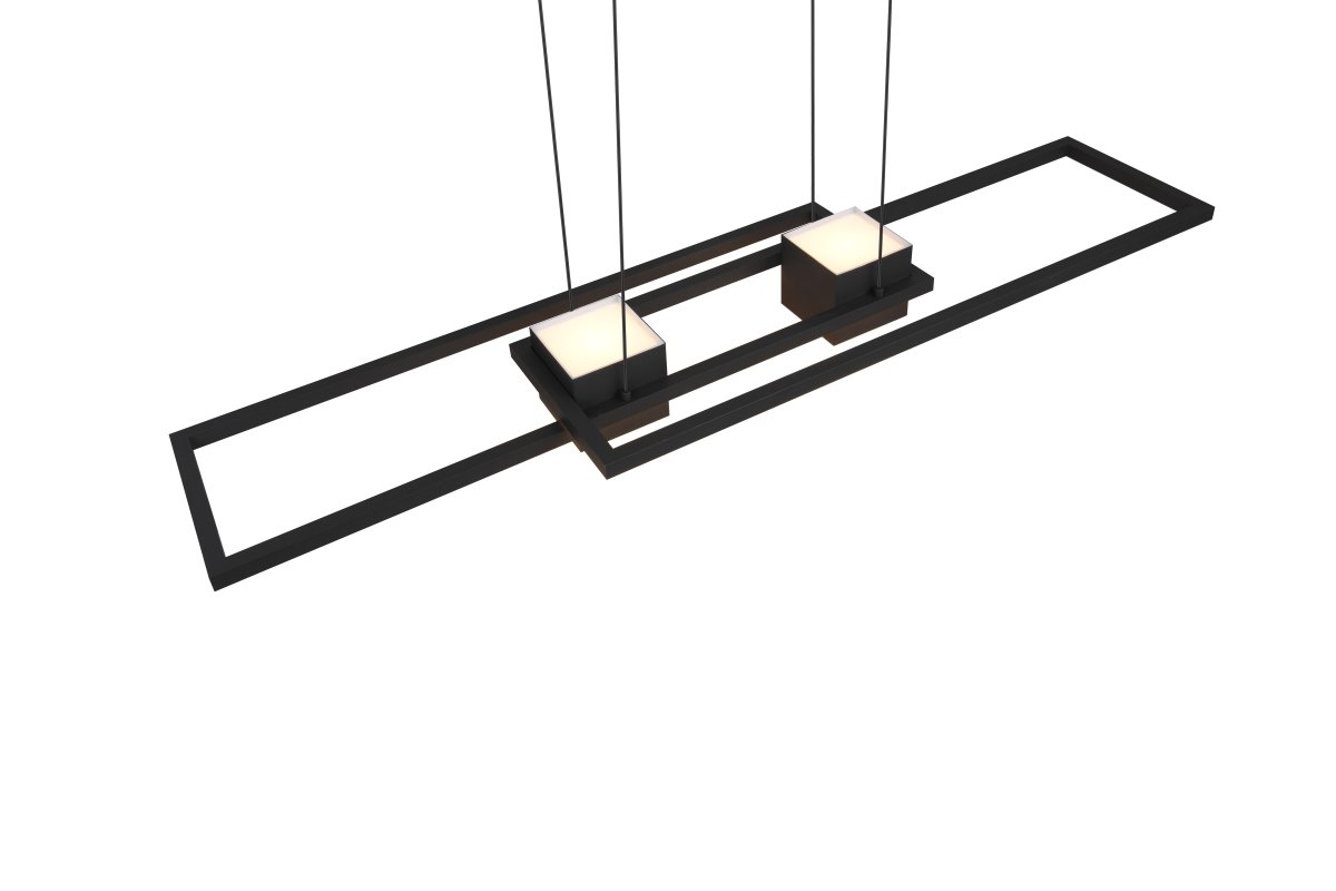 Albany 100cm Zwart hanglamp Van Trio Lighting - 