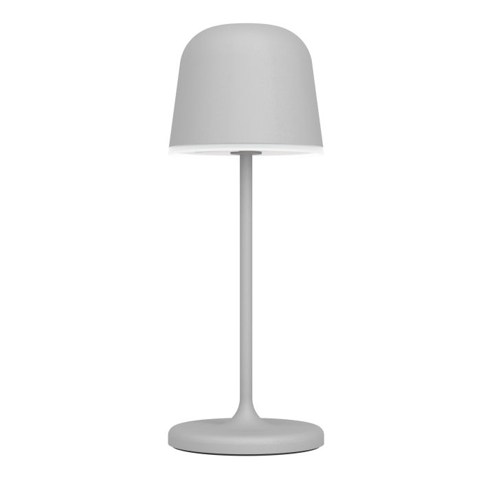 Mannera 20cm Grijs Draagbare Van Eglo - U kunt hem eenvoudig opladen met de meegeleverde USB-kabel, zodat u hem gemakkelijk overal mee naartoe kunt nemen - of u nu op het terras, in de tuin of op een picknick bent.