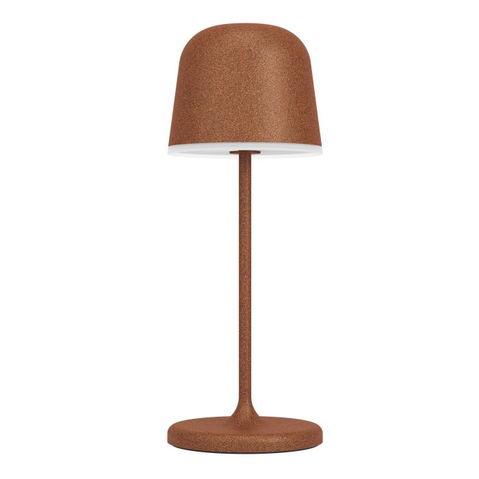 Mannera 20cm Roestig bruin Draagbare Van Eglo - U kunt hem eenvoudig opladen met de meegeleverde USB-kabel, zodat u hem gemakkelijk overal mee naartoe kunt nemen - of u nu op het terras, in de tuin of op een picknick bent.