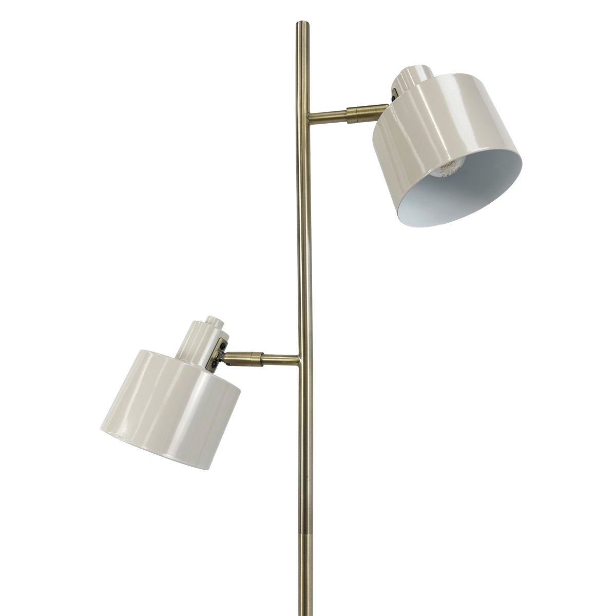 Ocean Beige vloerlamp Van Dyberg Larsen - De Ocean vloerlamp van Dyberg Larsen is een door de jaren 50 geïnspireerde lamp met een charmant retrodesign en een modern tintje.