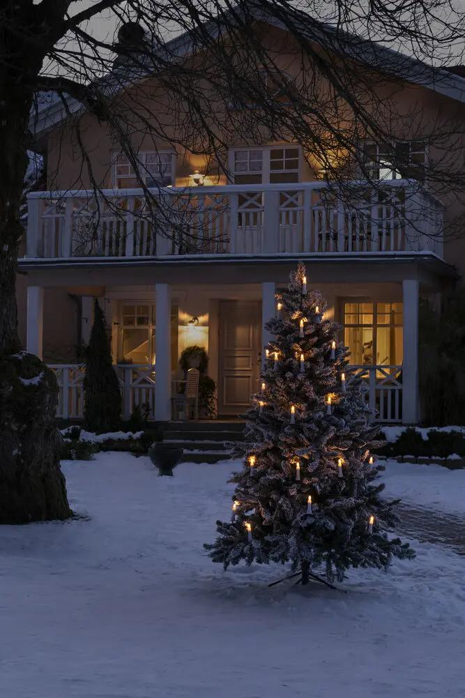 Kerstboomverlichting Warmwit 25LED 20m Groente Van Konstsmide - Kerstboomverlichting met 25 warmwitte DC LED-lampjes voor een klassieke en sfeervolle boom.
