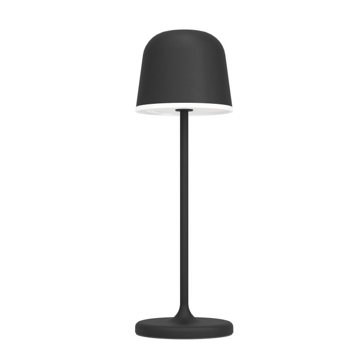 Mannera 34cm Zwart Draagbare Van Eglo - U kunt hem eenvoudig opladen met de meegeleverde USB-kabel, zodat u hem gemakkelijk overal mee naartoe kunt nemen - of u nu op het terras, in de tuin of op een picknick bent.