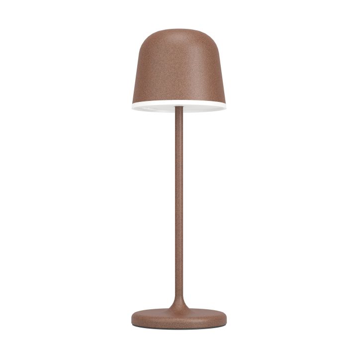 Mannera 34cm Roestig bruin Draagbare Van Eglo - U kunt hem eenvoudig opladen met de meegeleverde USB-kabel, zodat u hem gemakkelijk overal mee naartoe kunt nemen - of u nu op het terras, in de tuin of op een picknick bent.