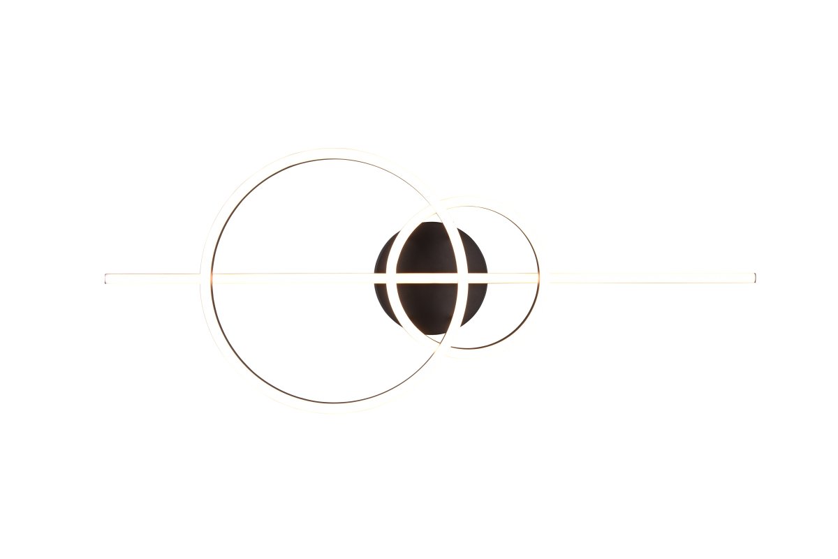 Montilla 100cm Zwart plafondlamp Van Trio Lighting - 
