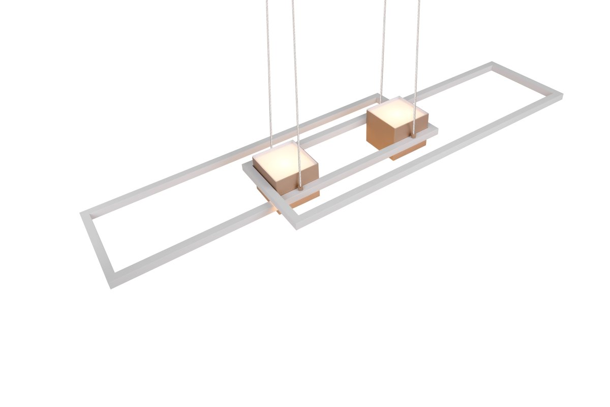 Albany 100cm Koffie hanglamp Van Trio Lighting - 