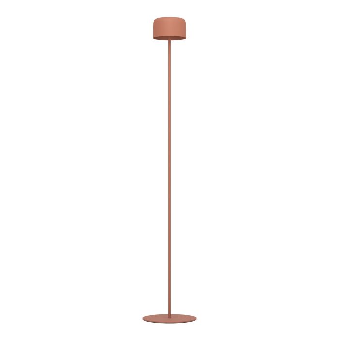 Roccanova 120cm ROOD solarlamp Van Eglo - De lamp laadt u eenvoudig op via het zonnepaneel of de meegeleverde USB-kabel en beschikt over een touchdimmer met drie helderheidsniveaus, waarmee u de verlichting naar wens kunt aanpassen.