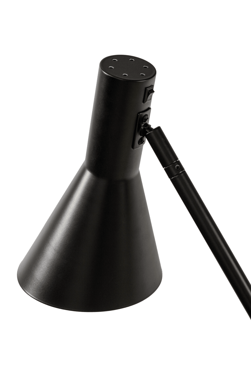 Ceres Zwart vloerlamp Van Aneta Lighting - De CERES vloerlamp heeft een stijlvol en tijdloos design met rechte en strakke lijnen.