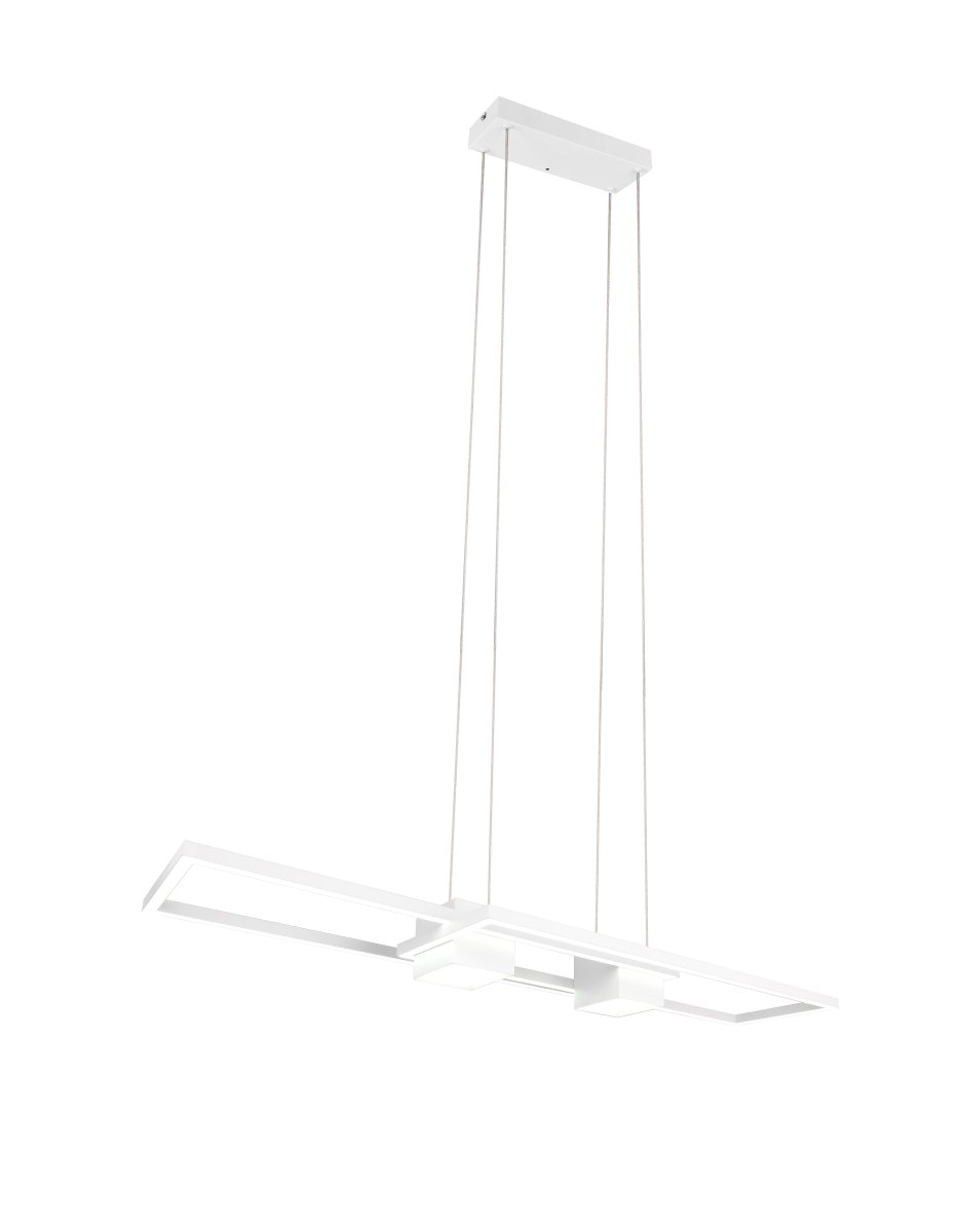 Albany 100cm Wit hanglamp Van Trio Lighting - 