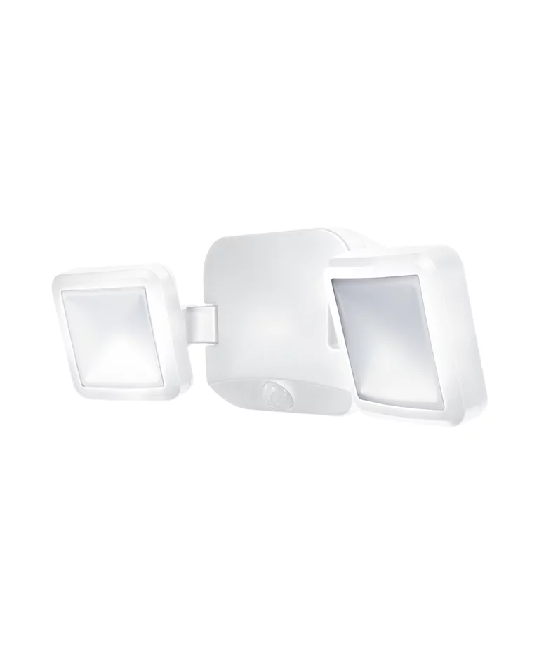 Battery LED Spotlight Sensor Wit buitenlamp Van Ledvance - Met een neutraalwitte lichtkleur van 4000K en twee verstelbare lichtbronnen zorgt het voor een brede en effectieve verlichting.