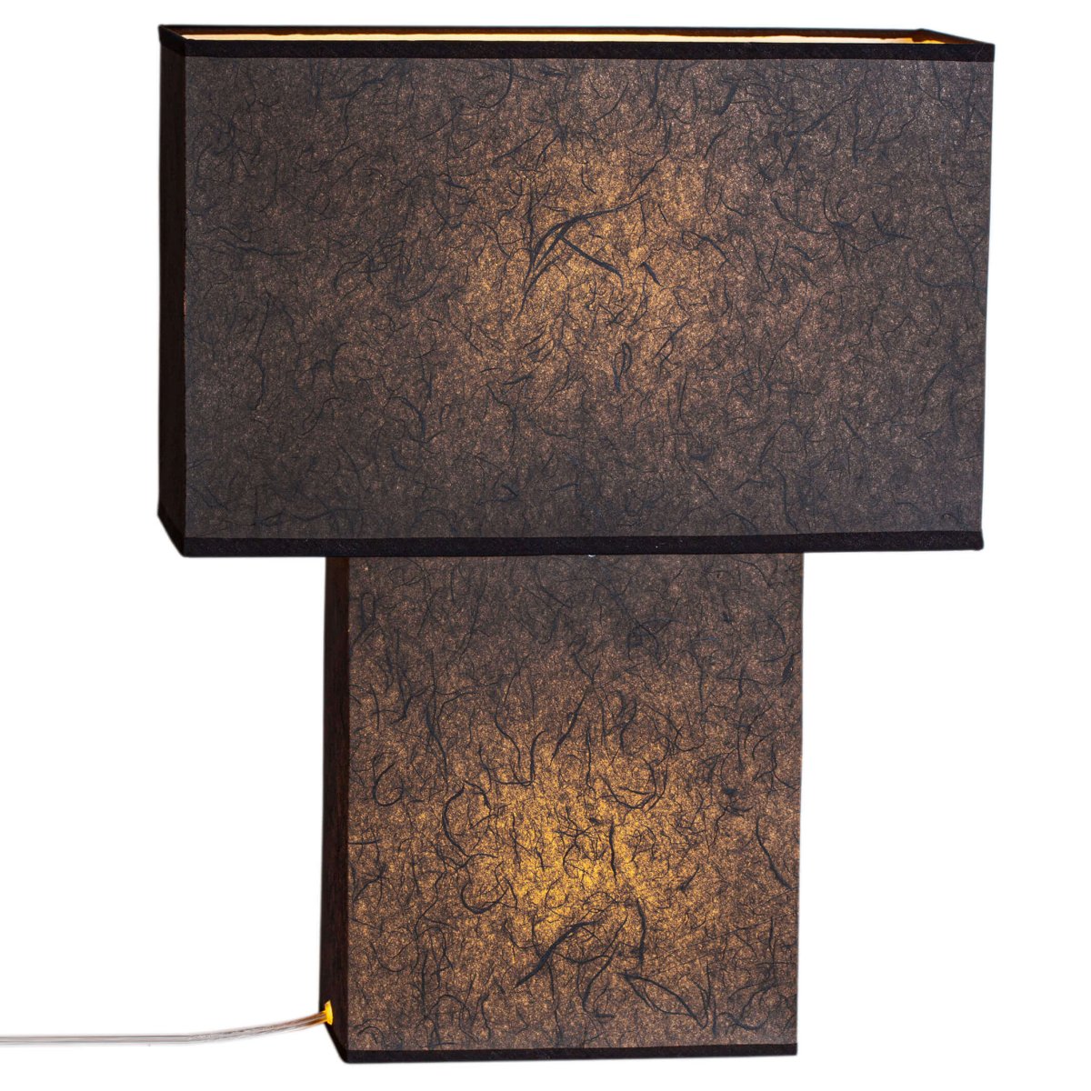 iSquare 50cm Zwart tafellamp Van By Rydéns - Laat iSquare een aanvulling zijn op uw interieur, perfect voor het cre&euml;ren van een harmonieuze sfeer met een vleugje Japanse elegantie.