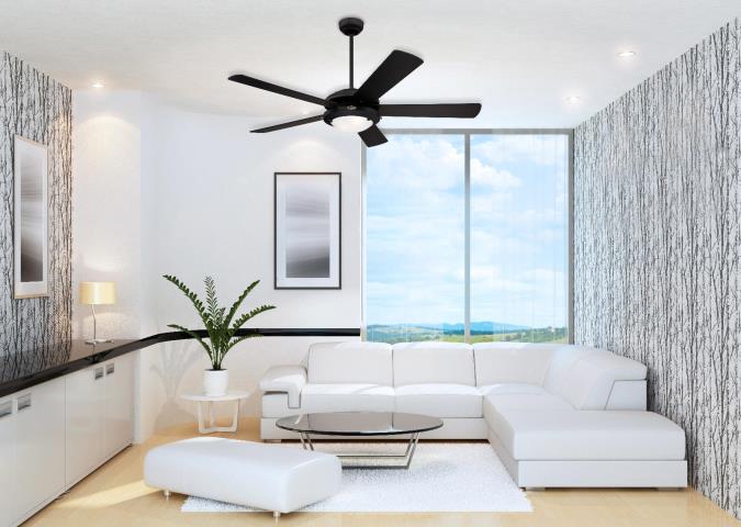 Comet Ø132 Zwart Van Westinghouse - in de zomer voor de koelte en in de winter voor de circulatie van warme lucht.