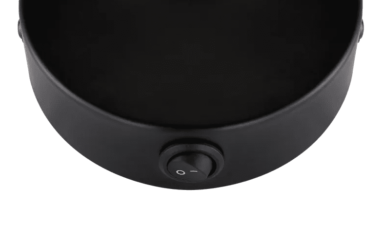 Jay 12cm Zwart leeslamp Van Globo Lighting - De lamp combineert zwart metaal, een matte afwerking en rookglas voor een verfijnde look die past in zowel de woonkamer als de slaapkamer of hal.
