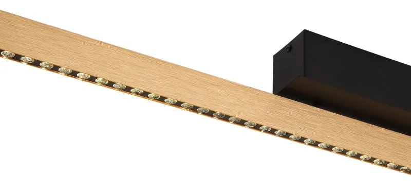 Dentsy 150cm Koper hanglamp Van Globo Lighting - Med den smidiga touchknappen f&ouml;r av/p&aring; och den stegl&ouml;sa touchdimmern kan du enkelt justera ljusstyrkan efter &ouml;nskem&aring;l.