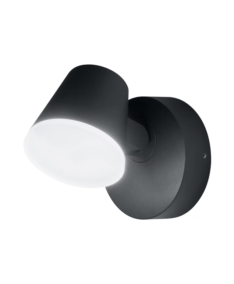 Midi Spot I Donkergrijs buitenlamp Van Osram - Med en rotationsvinkel p&aring; 320&deg; kan den justeras f&ouml;r att rikta ljuset d&auml;r det beh&ouml;vs, vilket g&ouml;r den perfekt f&ouml;r att belysa specifika omr&aring;den eller skapa en atmosf&auml;risk effekt.