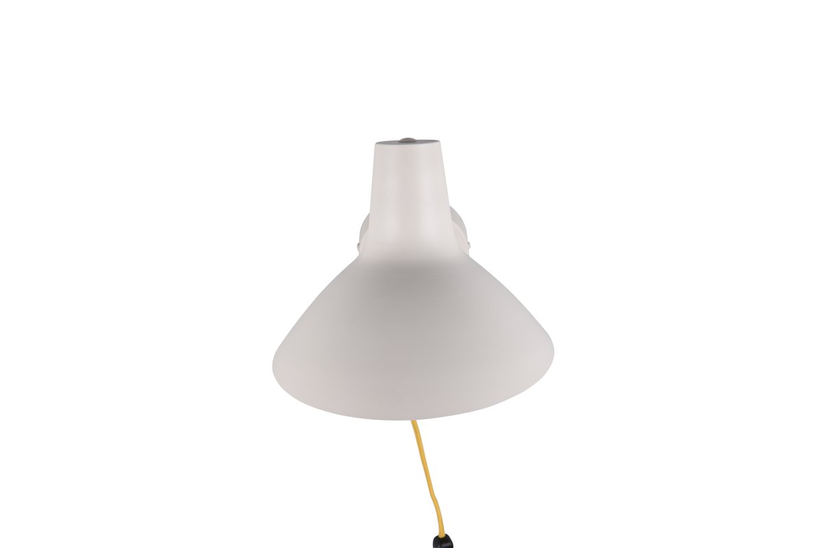 Traveller 38cm Grijs wandlamp Van Trio Lighting - De lamp is zowel te gebruiken met snoer, schakelaar en stekker als via een vaste aansluiting.