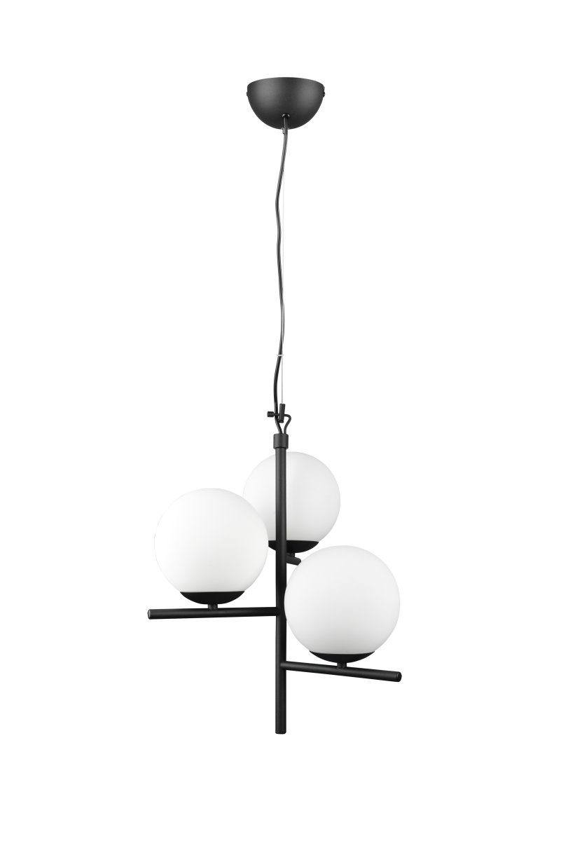 Pure Ø40 Zwart hanglamp Van Trio Lighting - De PURE pendelarmatuur voegt elegante accenten en een moderne toets toe aan elk interieur.