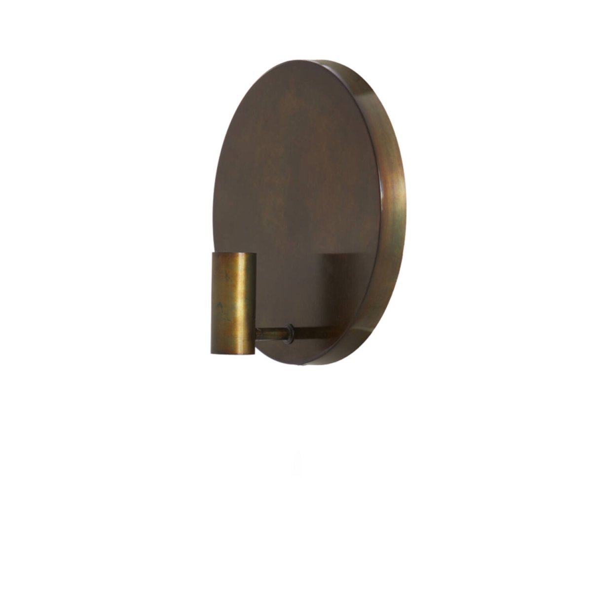 Disc Ø30 Bronzen wandlamp Van Light & Living - Disc is een elegante wandlamp met een rustieke goudgrijze afwerking.
