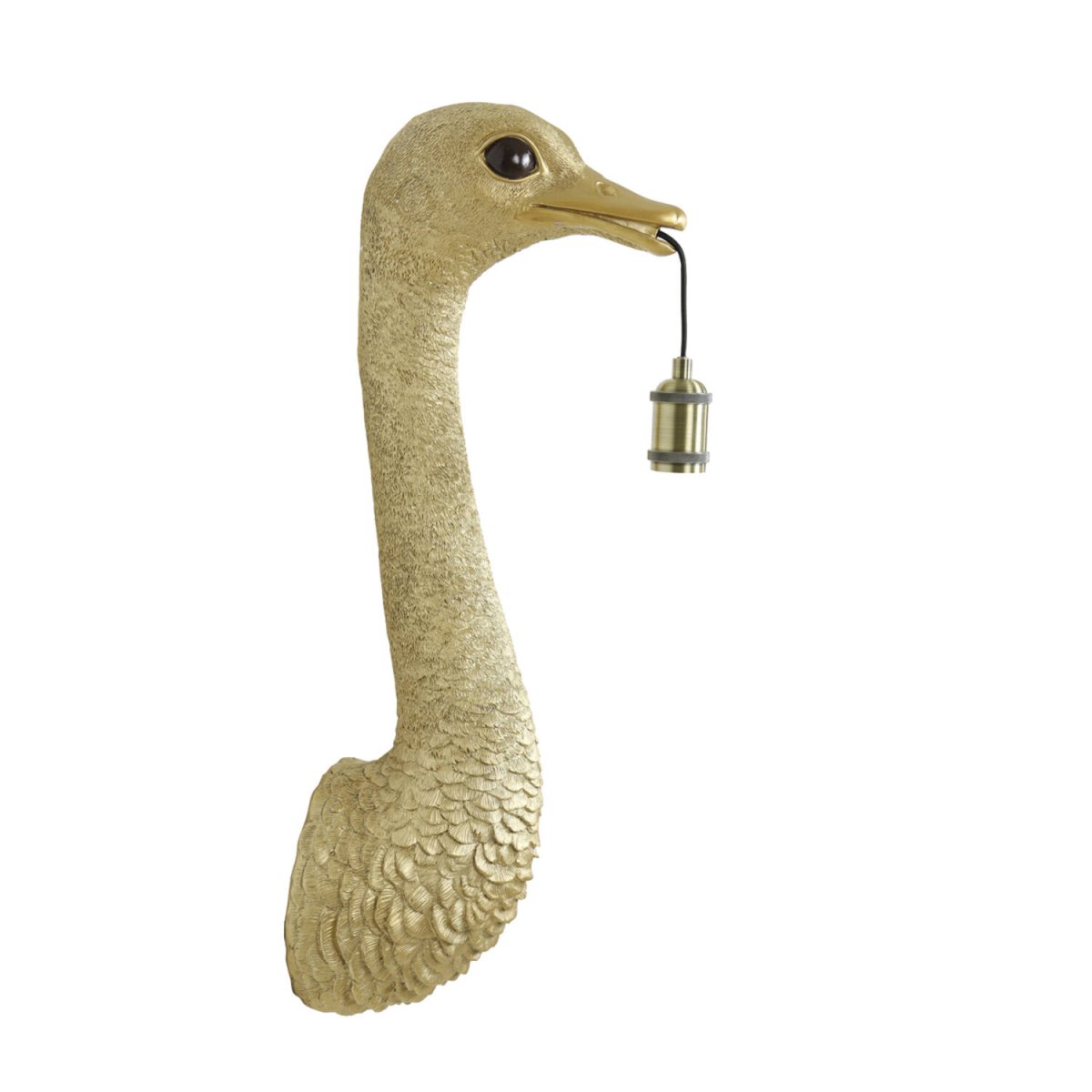 Ostrich 72cm Goud wandlamp Van Light & Living - 