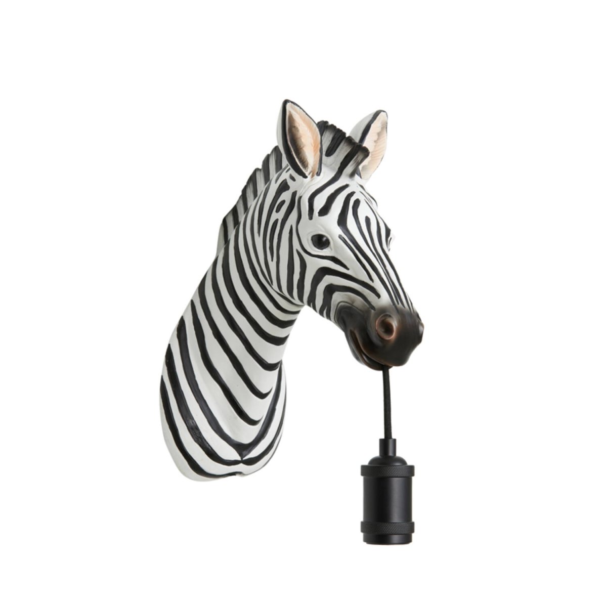 Zebra 25cm Zwart wandlamp Van Light & Living - Combineer met een decoratieve lamp voor een extra stijlvolle touch.