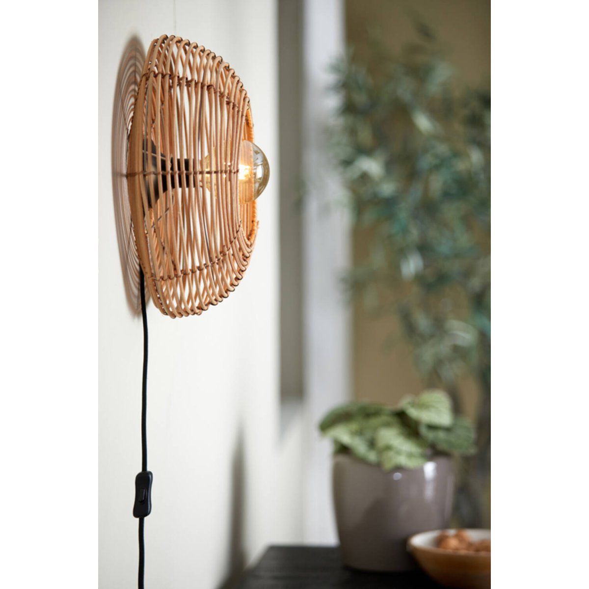 Milan Ø40 Natuur wandlamp Van Light & Living - 
