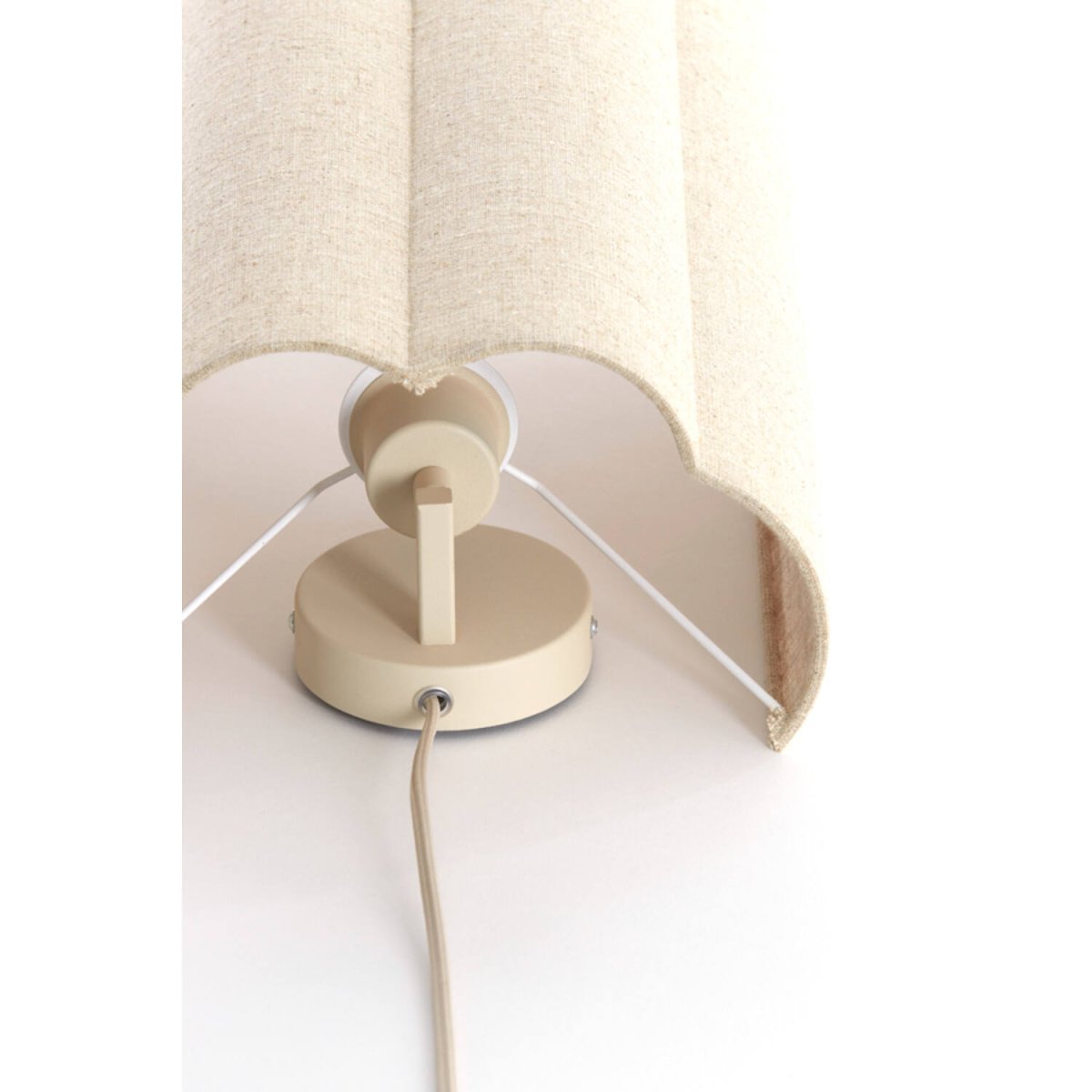 Fringe 40cm Beige wandlamp Van Light & Living - 