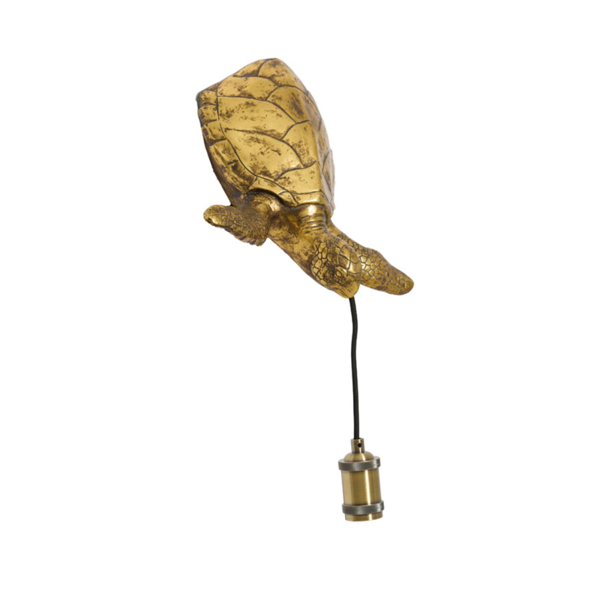 Turtle 20cm Bronzen wandlamp Van Light & Living - 