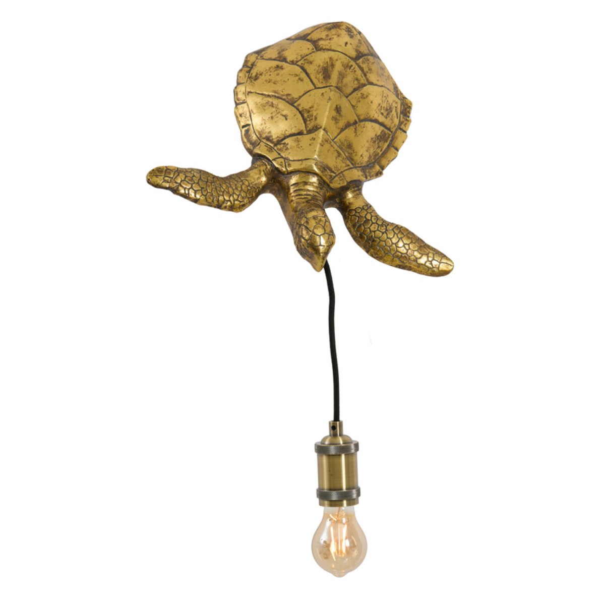 Turtle 20cm Bronzen wandlamp Van Light & Living - 