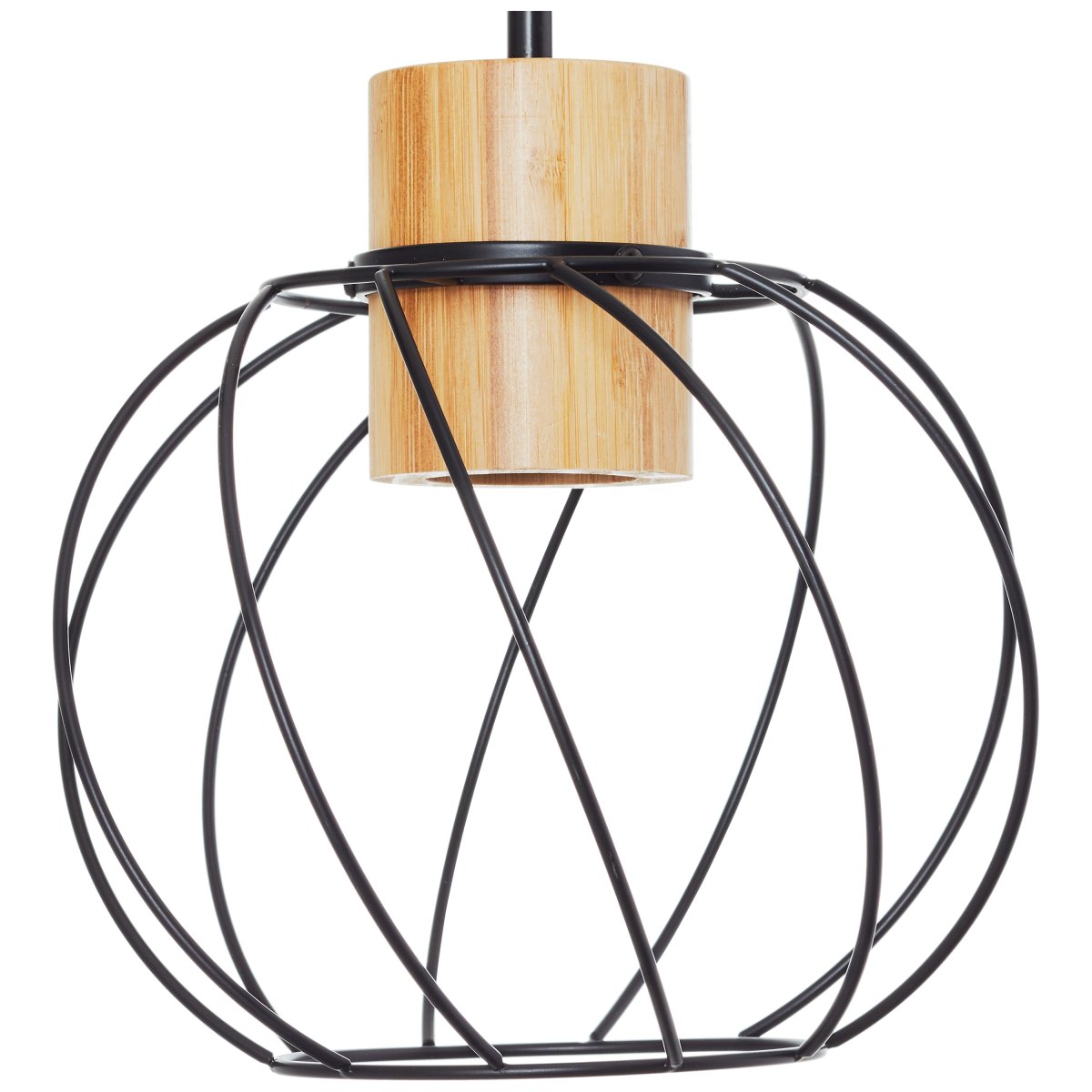 Mallow Ø20 Matzwart wandlamp Van Brilliant - De Mallow wandlamp heeft een industrieel design dat metaal en bamboe combineert om een natuurlijke uitstraling te creëren.