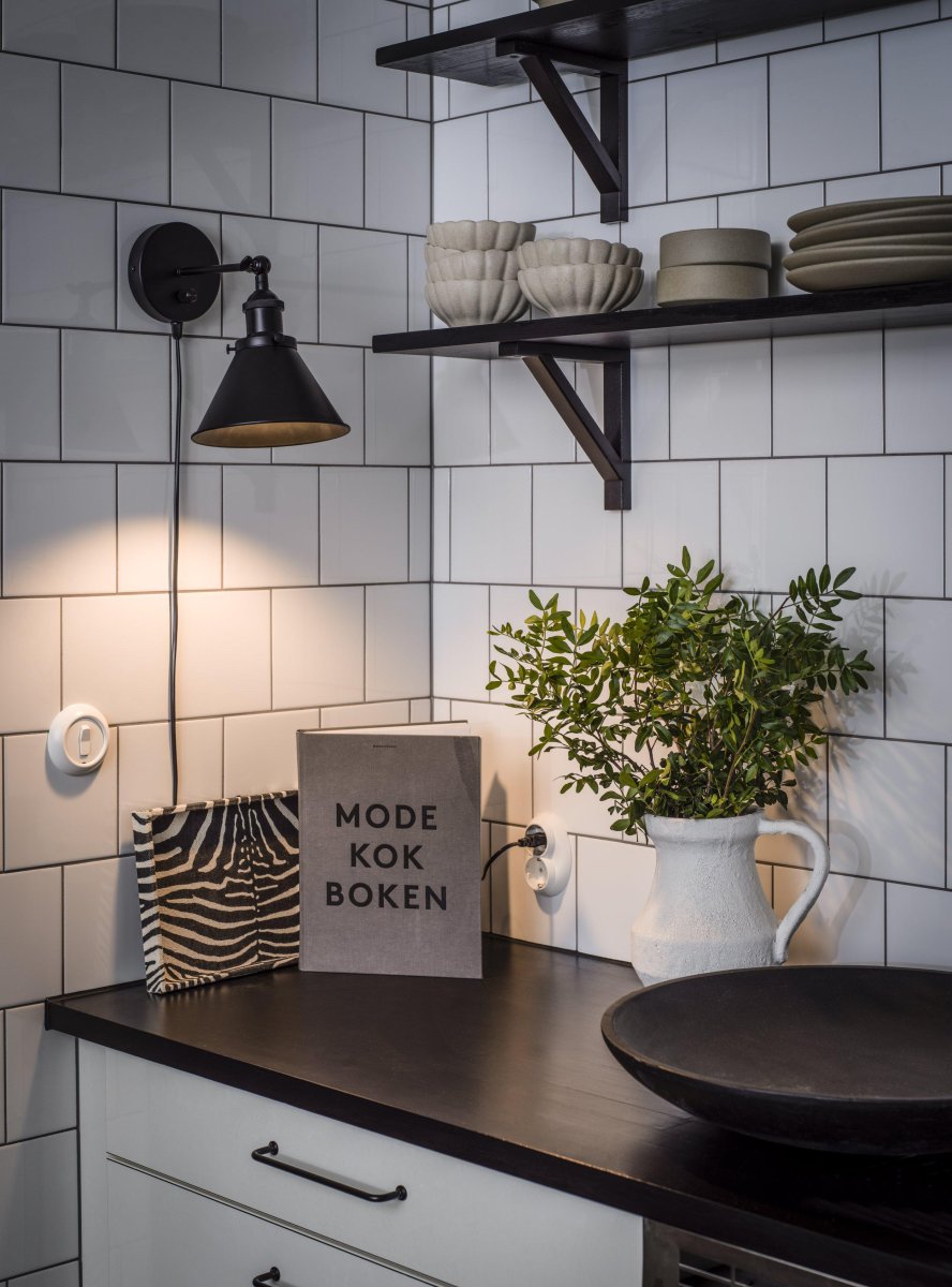 Anton Ø18 Antiek messing wandlamp Van PR Home - 