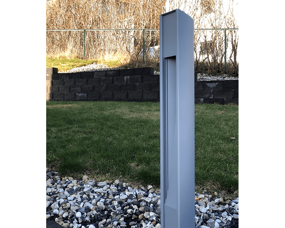 Trius 100cm Grijs lichtpaaltjes Van Westal - Dimbaar met een fase-aansnijdings- en fase-afsnijdingsdimmer.