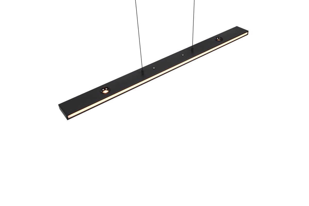 Graham 110cm Zwart hanglamp Van Trio Lighting - 