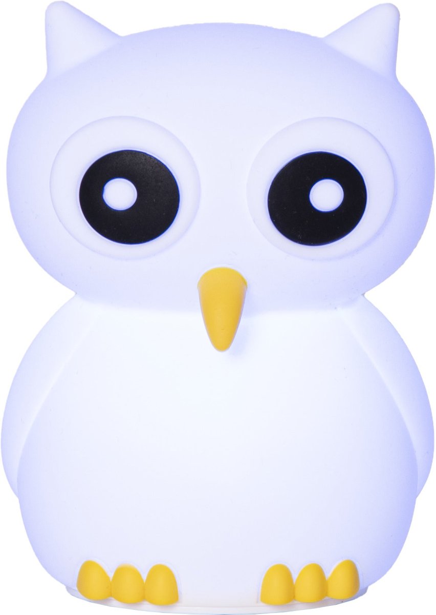 Owl Wit kinderlamp Van Star Trading - Een transformator is niet inbegrepen en de lamp werkt op 3,7V DC.