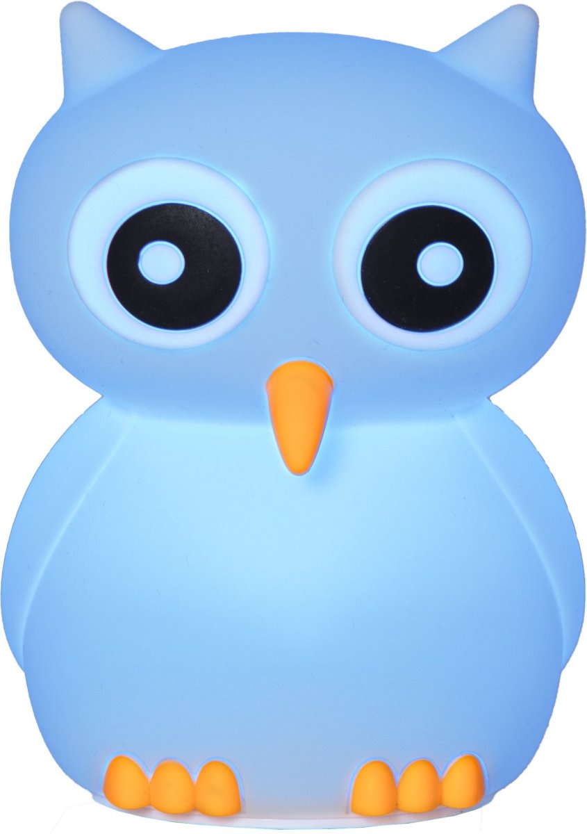 Owl Wit kinderlamp Van Star Trading - Een transformator is niet inbegrepen en de lamp werkt op 3,7V DC.