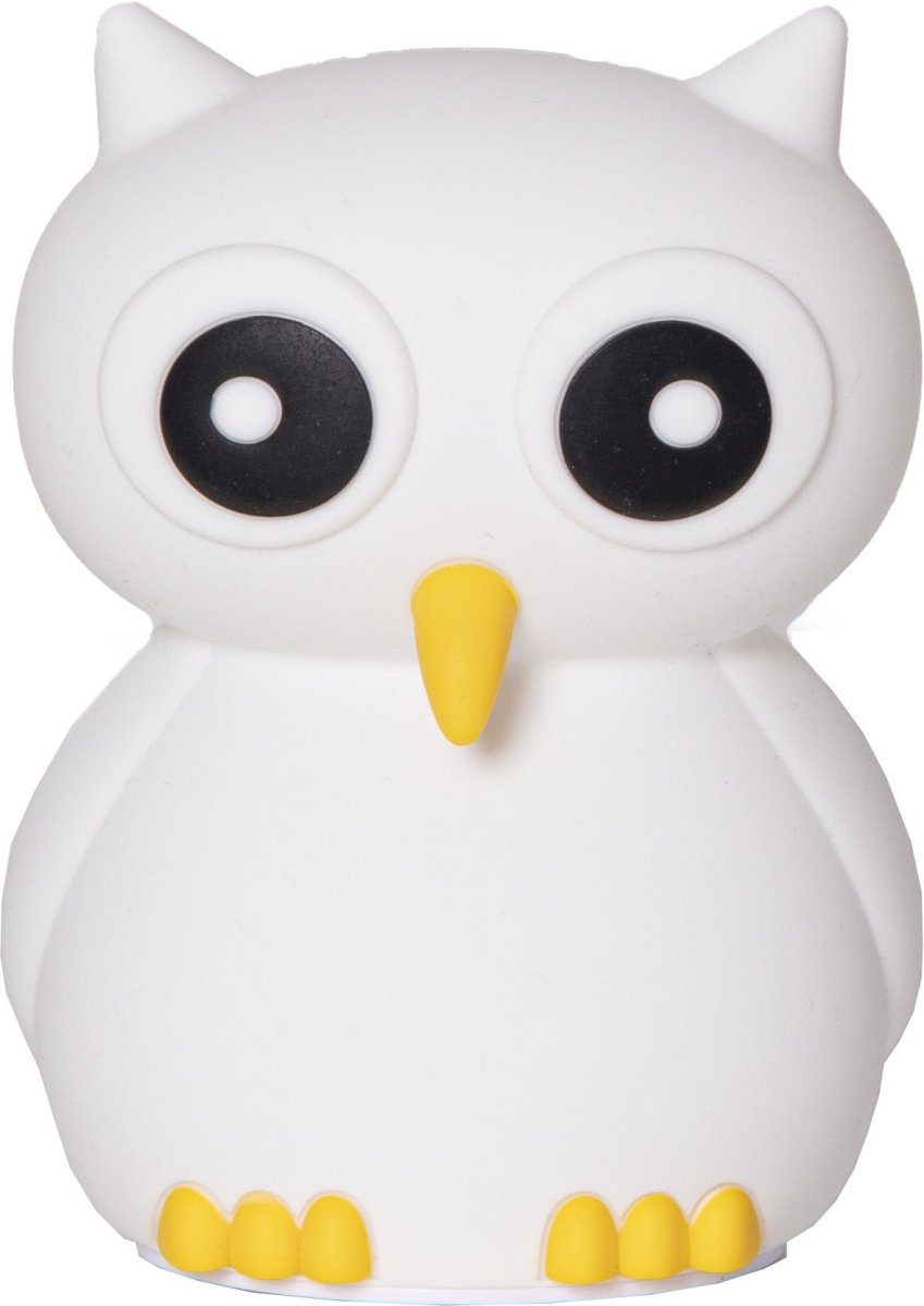 Owl Wit kinderlamp Van Star Trading - Een transformator is niet inbegrepen en de lamp werkt op 3,7V DC.