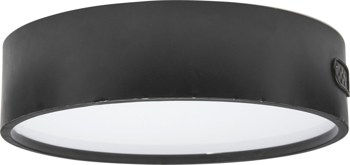  Norton Ø40 Zwart plafondlamp Van PR Home - Norton plafondlamp van metaal met acryl paneel om het licht te verspreiden en schittering te voorkomen.