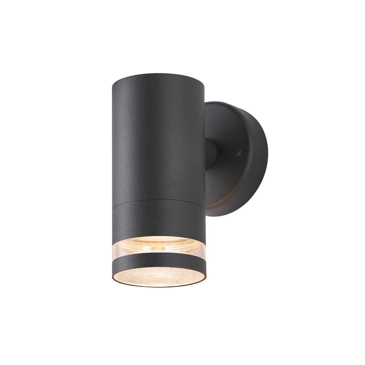 Cylinder Antraciet buitenlamp Van Lampan - Lampan lyser fint ner p&aring; v&auml;ggen och skapar en h&auml;rlig atmosf&auml;r.