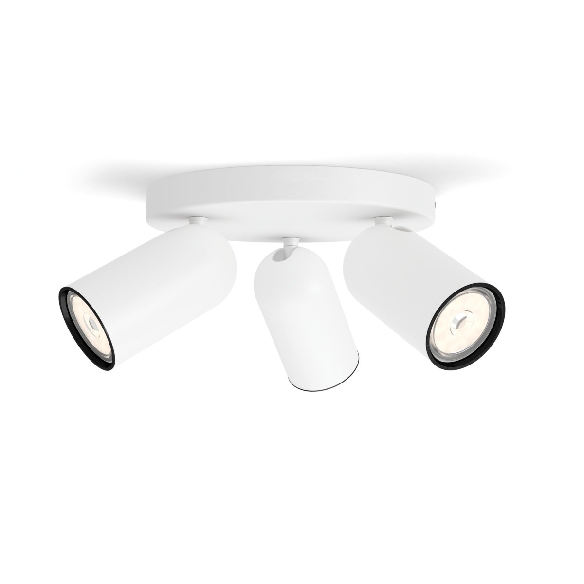 Pongee 3 Wit spot Van Philips - Hij maakt deel uit van de myLiving Contemporary serie, waar elegante vormen samenkomen met hoogwaardige verlichting, aangepast aan de hedendaagse woning.