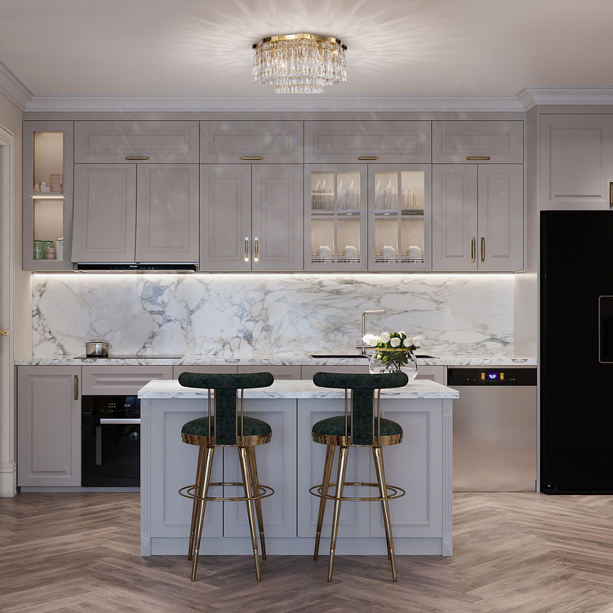 Dune Ø45 Goud kristal Van Maytoni - Ideaal voor in de hal, woonkamer of boven de eetkamer voor een verfijnd en stralend interieurdetail.