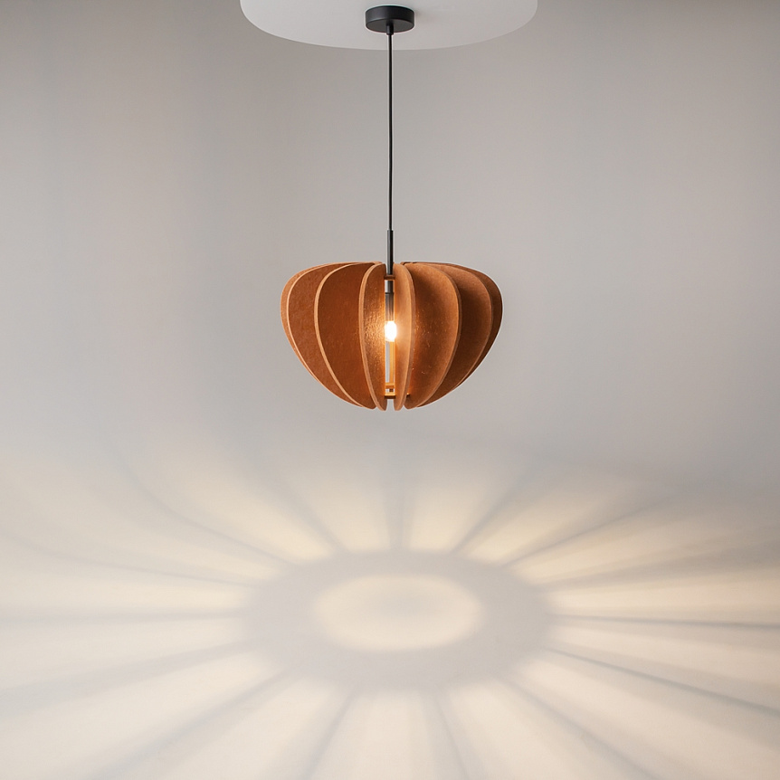 Cambio Ø48 Oranje hanglamp Van Maytoni - De serie is verkrijgbaar in diverse kleuren en vormen en kan dankzij de 3 meter lange kabel in hoge ruimtes worden opgehangen - Ideaal voor creatieve lichtinstallaties die de sfeer van de kamer weerspiegelen.