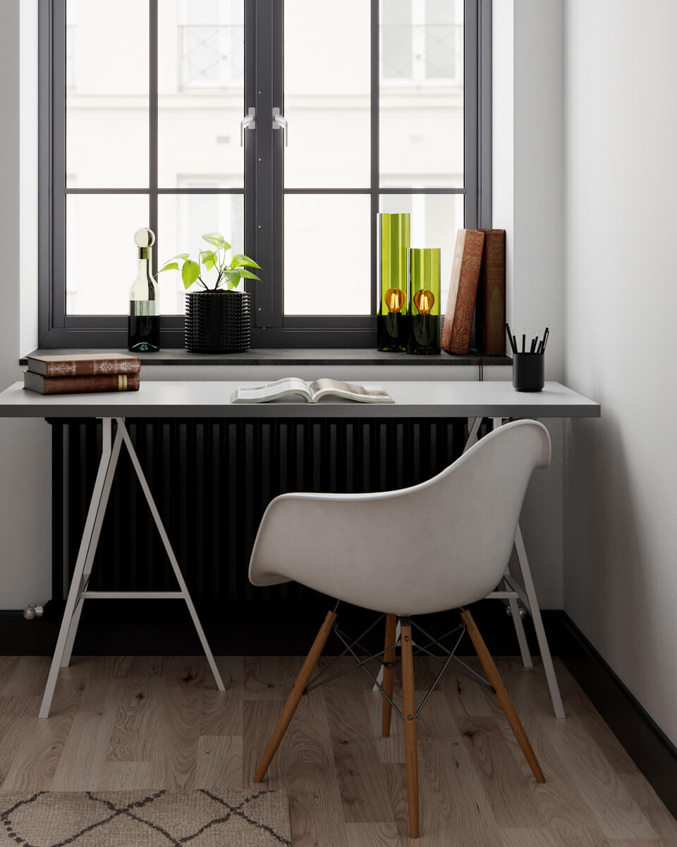 Flake 30cm Groente tafellamp Van By Rydéns - Met zijn elegante cilindervormige glas en de beschikbaarheid in trendy kleuren zoals donker amber en groen, maar ook wit, is Flake de perfecte lamp om stijl en sfeer te cre&euml;ren in uw huis.