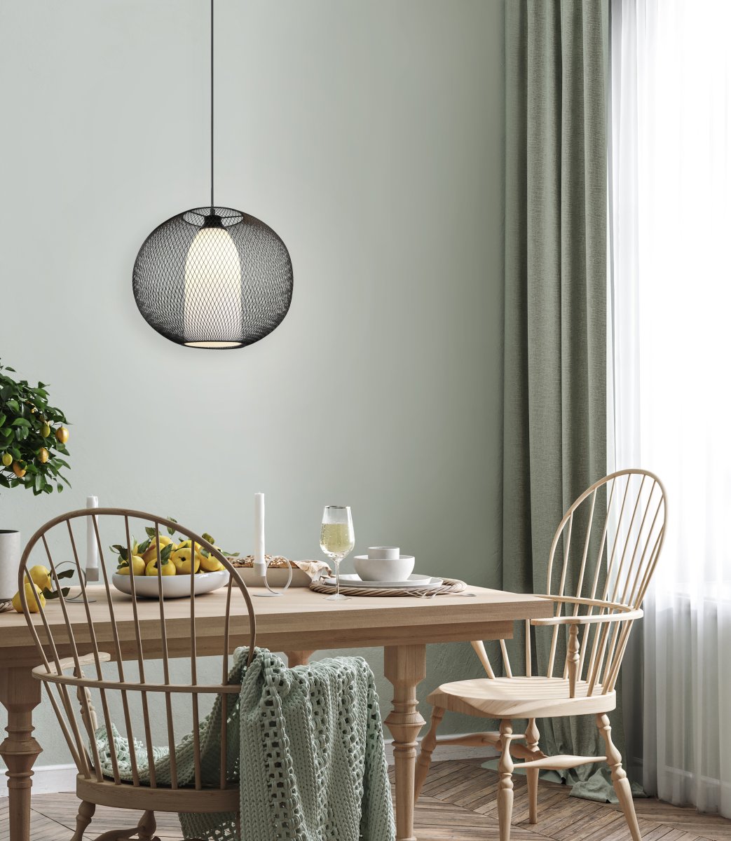 Filo Ø40 Zwart hanglamp Van Trio Lighting - 